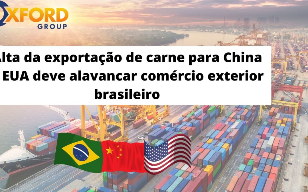 Alta da exportação de carne para China e EUA deve alavancar comércio exterior brasileiro
